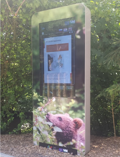 Info kiosk nature park
