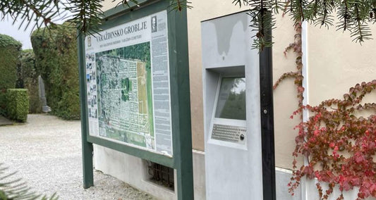 Easier to find your way around the Varaždin Cemetery: An info kiosk has been set up next to the mortuary