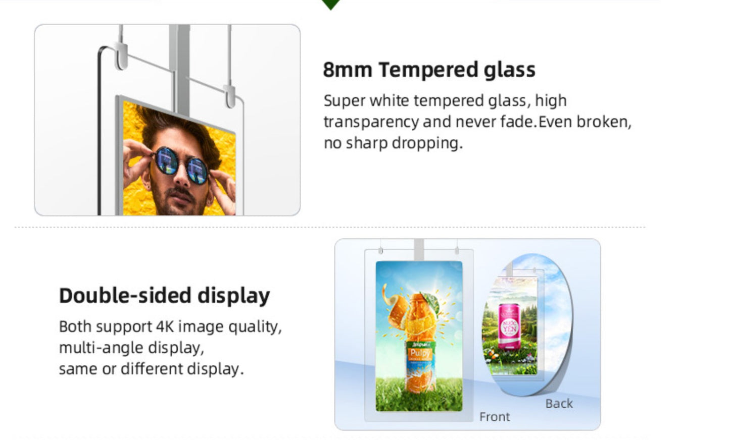 Transperent Led display high quality performance