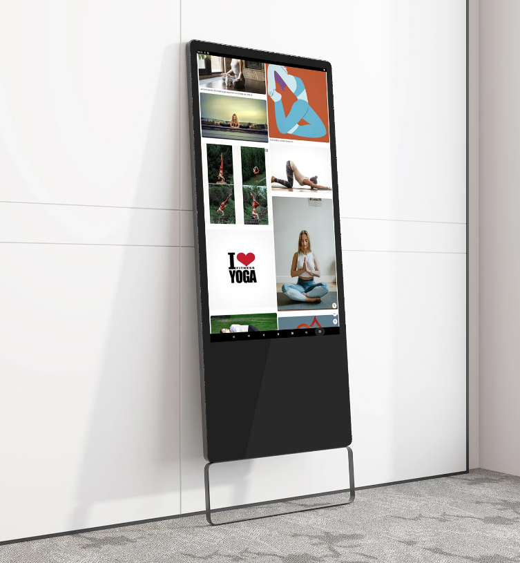 Mirror with interactive touch screen