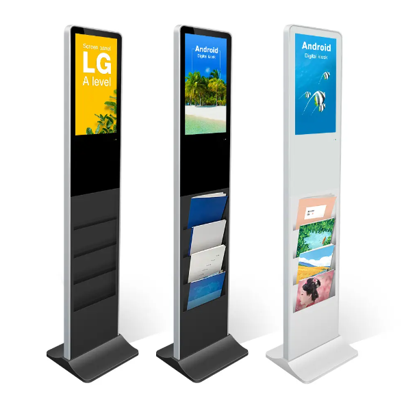 Standing touch information kiosk touch magazine digital kiosk