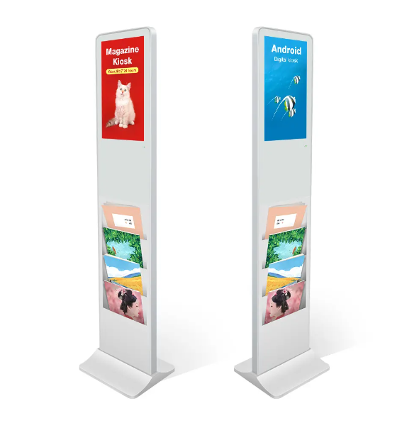 Standing touch information kiosk touch magazine digital kiosk