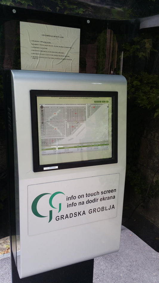 Info kiosk - search engine for the deceased