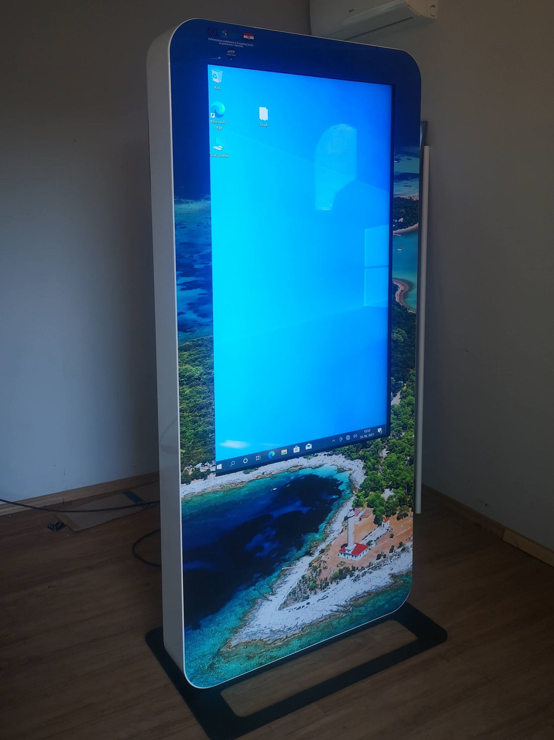 Information totem kiosk of Dugi Otok heritage