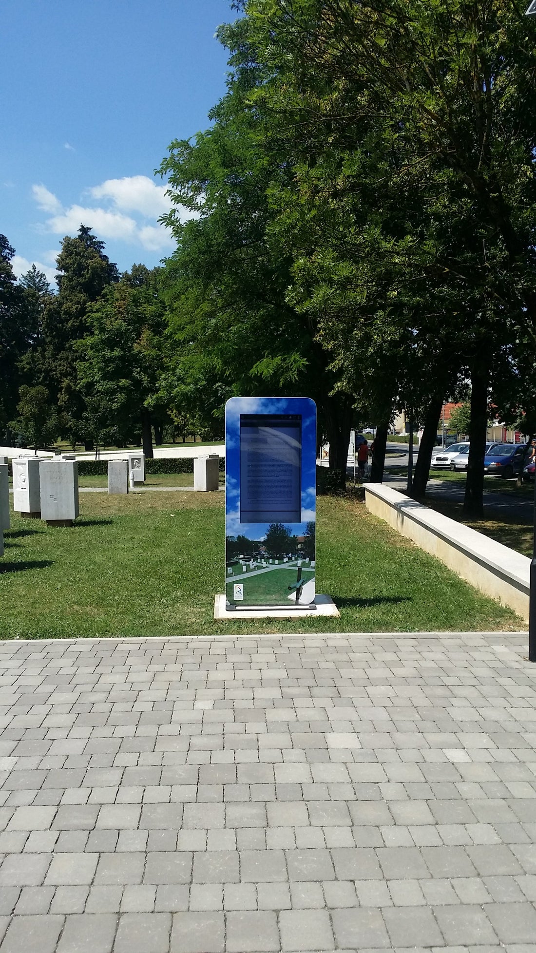Info kiosk Totem Gačanski Park