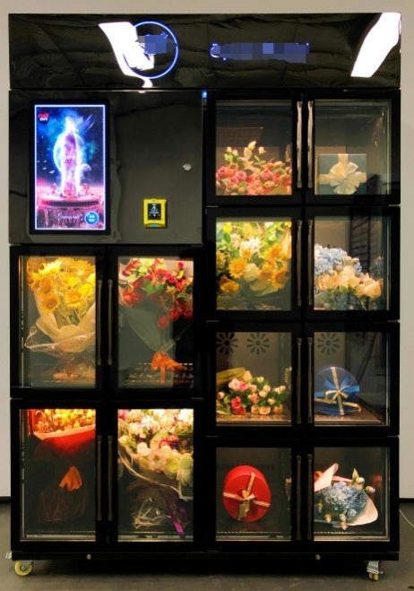 Automated flower sales via touch screen