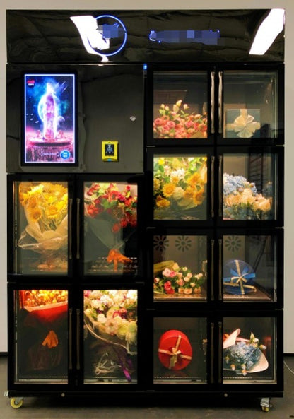 Automated flower sales via touch screen
