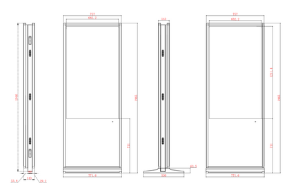 Double-sided touch for indoor use